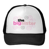 Big Sister Flower T-shirt hats