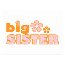 Big Sister Flowers Post Card