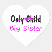 Big Sister Heart Sticker