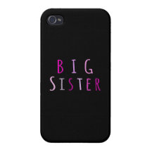 Big Sister in Pink iPhone 4/4S Cover
