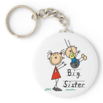 Big Sister Little Brother T-shirts and Gifts Key Chains