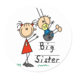 Big Sister Little Brother T-shirts and Gifts stickers