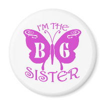 Big Sister Fridge Magnet