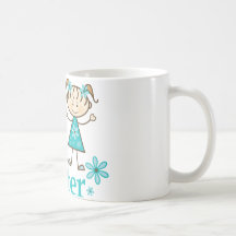 Big Sister Stick Figure Coffee Mugs