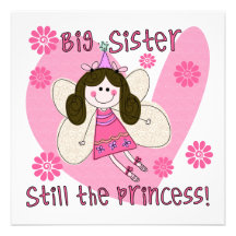 Big Sister Still the Princess Personalized Invitations