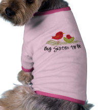 big sister to be pet shirt