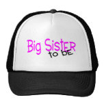 Big Sister To Be Trucker Hats