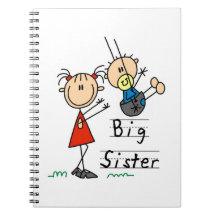 Big Sister with Little Brother Gifts Notebooks