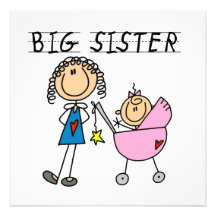 Big Sister With Little Sister Gifts Personalized Invite