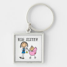 Big Sister With Little Sister Gifts Keychains