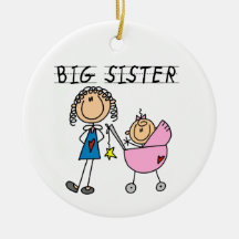 Big Sister With Little Sister Gifts Christmas Ornament