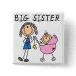 Big Sister with Little Sister T-shirts and Gifts Buttons