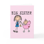 Big Sister with Little Sister T-shirts and Gifts Greeting Card