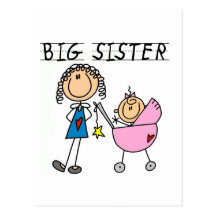 Big Sister With Little Sister T-shirts and Gifts Post Card