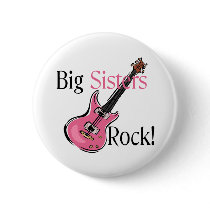 Big Sisters Rock Pinback Button