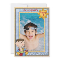 Big Splash - Photo Birthday Party  Invitation