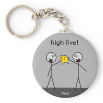 big stick high5, 5!, high five!, -DTT Key Chains
