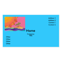 Big Sun Business Card Template