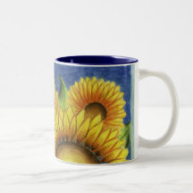 Big Sunflower Coffee Mug