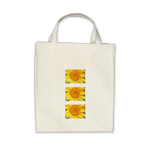 Big Sunflower Organic Grocery Bag