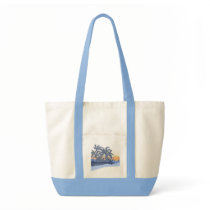 Big Sunset Tote Bags