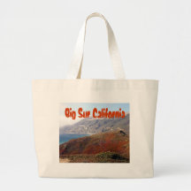 Big Sur, California landscape Canvas Bag