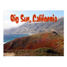 Big Sur, California landscape Post Cards