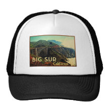 Big Sur California Vintage Trucker Hats