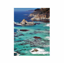 Big Sur Ocean Coastlines Cut Out