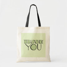 Big Thank You green Bag