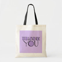 Big Thank You purple Bag
