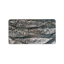 Big tree bark texture personalized address label