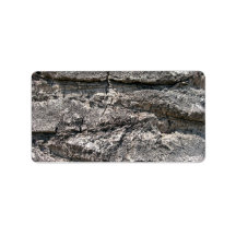 Big tree bark texture personalized address labels