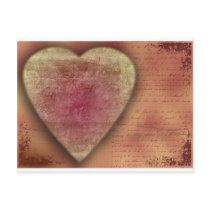 Big Wedding (or Valentine) Heart Postcards