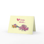 Big Wet Kiss Cartoon Fish cards