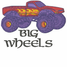 Big Wheels Truck Embroidered Shirt