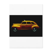 Big Yellow Cab Postcard