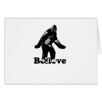 Bigfoot Believe Card