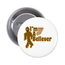 Bigfoot Believer Pinback Button