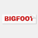 BIGFOOT BUMPER STICKERS