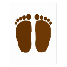 Bigfoot Feet! Postcards