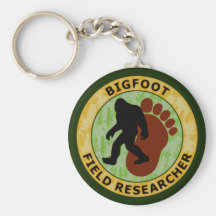 Bigfoot Field Researcher Keychains
