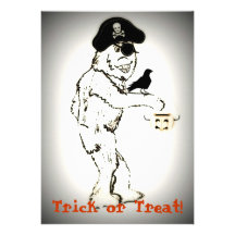 Bigfoot Halloween Invites