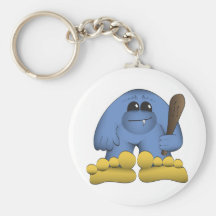 Bigfoot Holding Club Key Chains