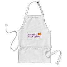 Bigfoot Loves My Humor - Basic Aprons