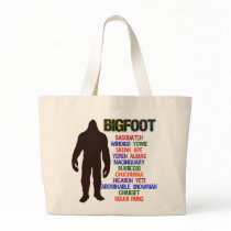 Bigfoot Names Bag