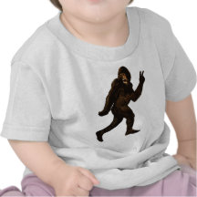 Bigfoot Peace Sign T-shirt