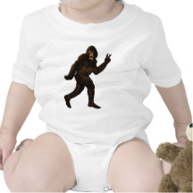 Bigfoot Peace Sign Tee Shirt