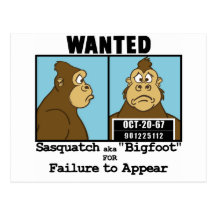 Bigfoot Postcards