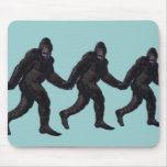 Bigfoot Sasquatch Yetti Mouse Pad